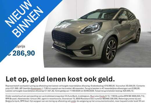 Ford 1.0i Ecoboost mHEV 114kW Aut. ST-Line X AUTOMAAT