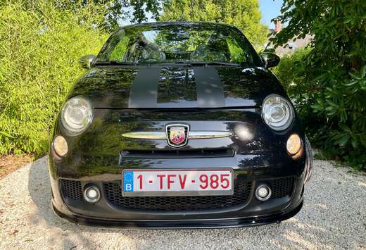 Abarth cabrio , intérieur cuir noir, surbaissé, aut ...