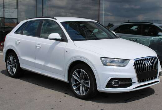 Audi Q3 2.0 TDi-AC-LEDER-NAVI-PDC-ALU V-S LINE EXT