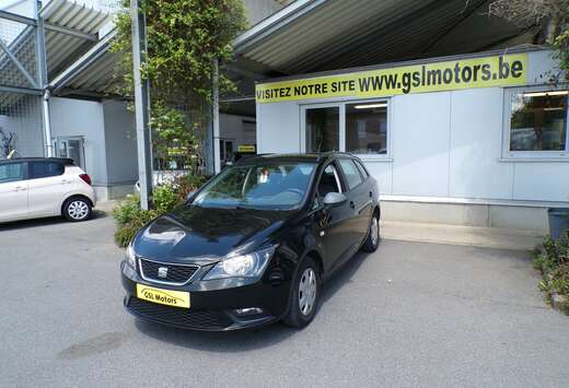 SEAT 1.2i 70cv break noir 04/15 66843km, Airco Radio  ...