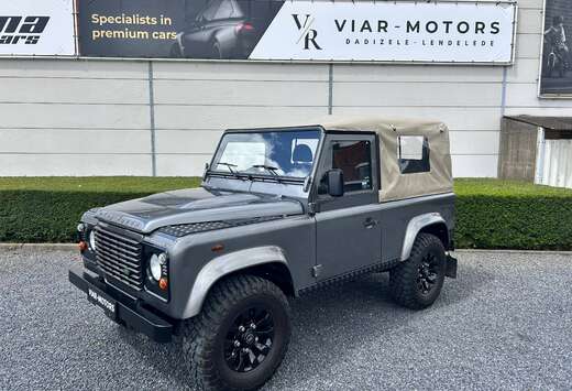 Land Rover 90 E Soft Top-EERSTE EIGENAAR-lichte vrach ...