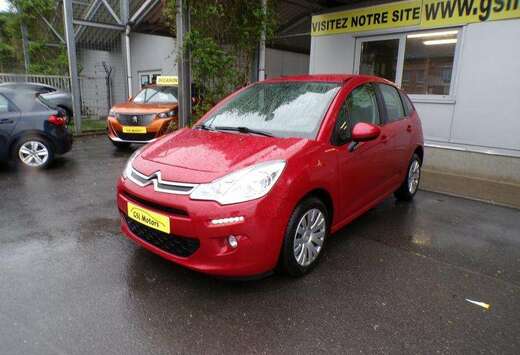 Citroen 1.2 82cv rouge 03/16 Airco Capteurs Cruise Ra ...