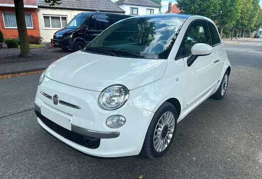 Fiat 500 1.2i Lounge PUR-02  GARANTIE1 AN/JAAR