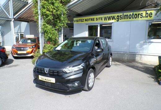 Dacia 1.0 91cv Noir 08/22 72622km Cam Airco Bluetooth