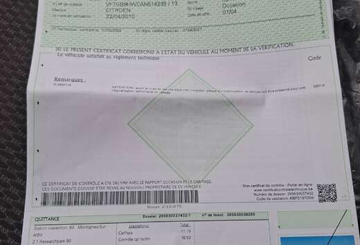 Citroen 1.6 HDi 600 kg Hayon/Achterklep