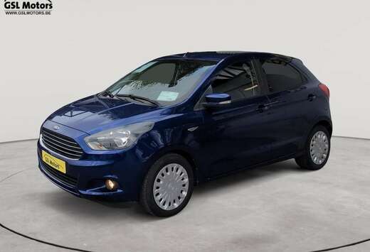 Ford 1.2i 85cv Bleue  01/2018 52.647km Airco GPS Radi ...