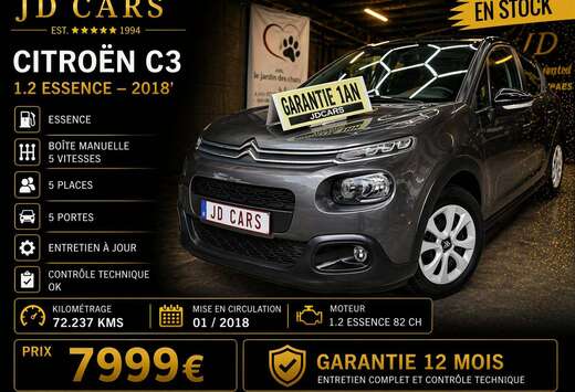 Citroen C3 1.2 ESSENCE GARANTIE 1 AN CTOK