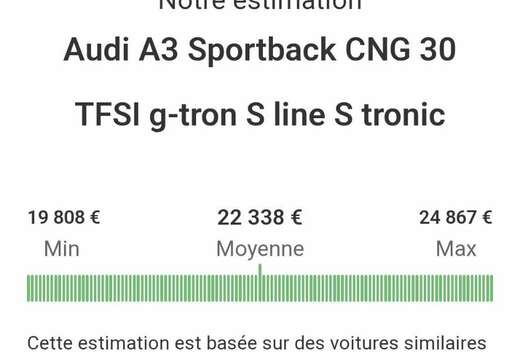 Audi Sportback CNG 30 TFSI g-tron S line tronic
