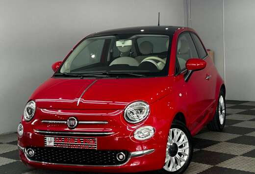 Fiat 1.2i Roso Amor Toit Pano Garantie 1an