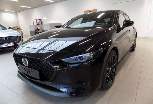 Mazda 3 e-SKYACTIV-X 2.0 Takumi + Burgundy leder