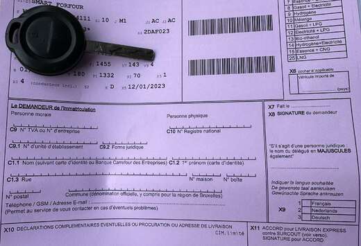 Smart Smart Essence  Prét à matricule