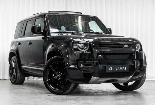 Land Rover 110 V8 P525 Full Black Trekhaak Pano HUD 3 ...