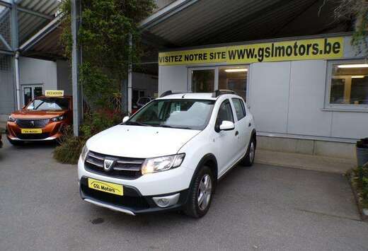 Dacia 0.9TCe 90cv blanc 05/15 Airco GPS Cruise Capteu ...