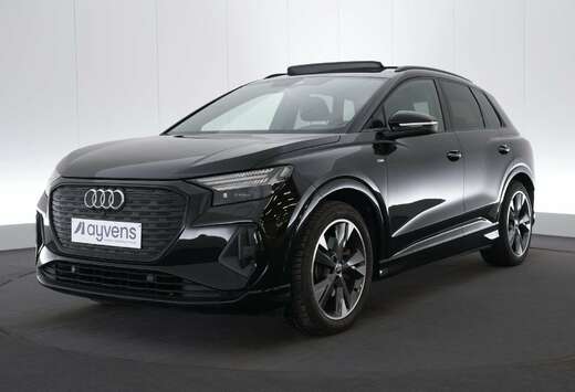 Audi Q4 82 kWH 40 S-Line Platinum Shadow LEDER/CUIR M ...
