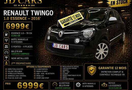 Renault TWINGO 1.0 ESSENCE LIMITED 80.000KMGARANTIE 1 ...
