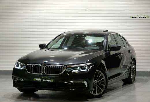 BMW 540iXA Luxury Benzine Aut-Navi-Leder-Schuifdak-36 ...