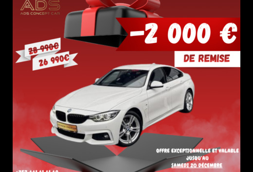 BMW I Grand coupé pack M 2.0L 184CV