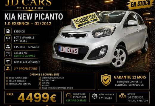Kia Picanto 1.0 ESSENCE GARANTIE 1 AN CTOK