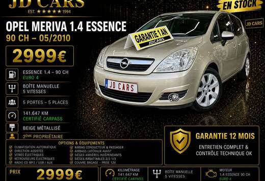 Opel MERIVA 1.4 ESSENCE GARANTIE 1 AN CTOK
