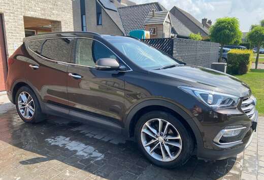 Hyundai Santa Fe blue 2.2 CRDI 4WD Automatik Style