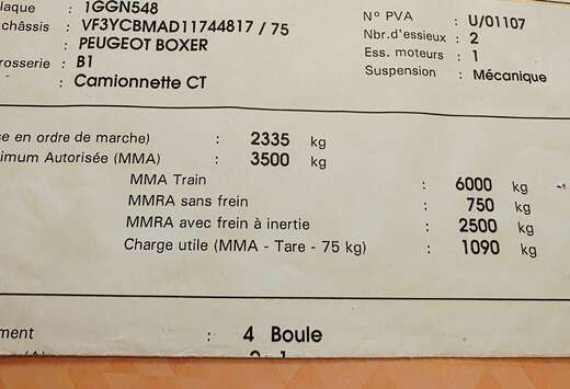 Peugeot CAISSE ALU_DEJA PASSEE AU CT?PRETE A IMMATRIC ...