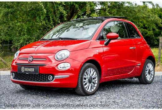 Fiat 1.2i Lounge - Toit ouvrant - Garantie 24 mois