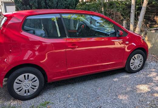 Volkswagen up ASG colour up fortana red