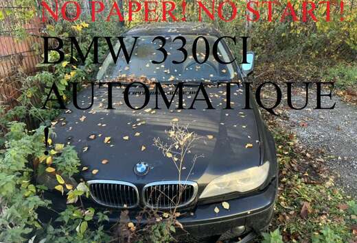 BMW Coupé 330 CiA no start no paper