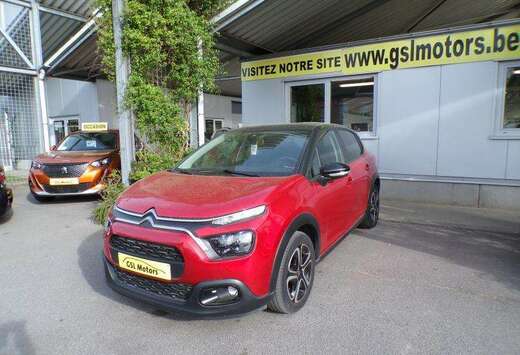 Citroen 1.2i 83cv Rouge 09/22 76220km Airco GPS Cruis ...