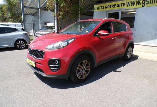 Kia 1.6 TGD-i 132cv rouge 10/17 Airco GPS Cruise