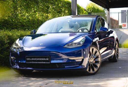 Tesla AWD Performance 78 kWh /20\'\'/Wit leder/Verwar ...