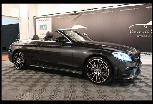 Mercedes-Benz C200 CABRIOLET AMG LINE / CAMERA 360 /  ...