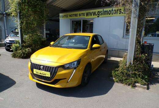 Peugeot 1.2 75cv Jaune 02/21 87231km Airco GPS Capteu ...