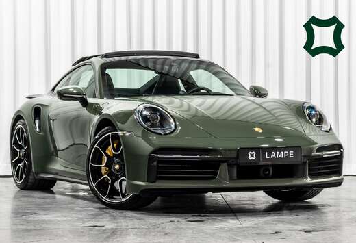 Porsche 992.1 Turbo PTS Black Olive Green Sportuitlaa ...