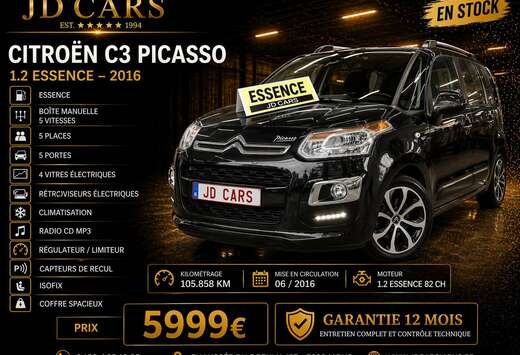 Citroen Picasso 1.2 ESSENCEGARANTIE 1AN CTOK