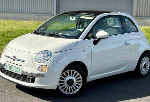 Fiat 500 1.2i Lounge**TOIT PANO**EURO5***99.000km
