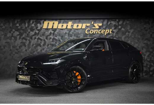 Lamborghini V8 - NERO HELENE / ORANGE - AKRAPOVIC