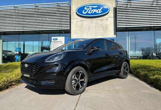 Ford 1.0 EcoBoost mHEV ST-Line 125pk  Agata Black  N