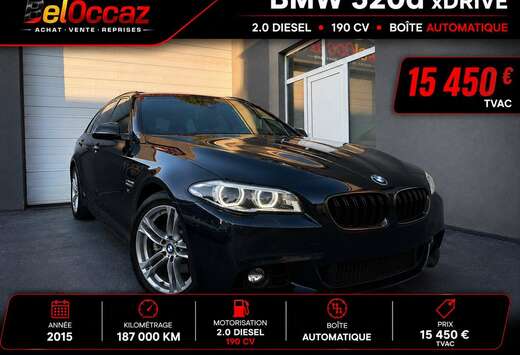 BMW  BMW 520d xDrive PACK M - ESTORIL BLUE II - FULL  ...