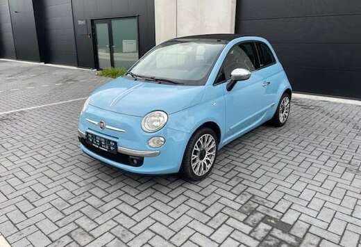 Fiat 1.2 Lounge Cabriolet, Airco, Sensoren, Garantie