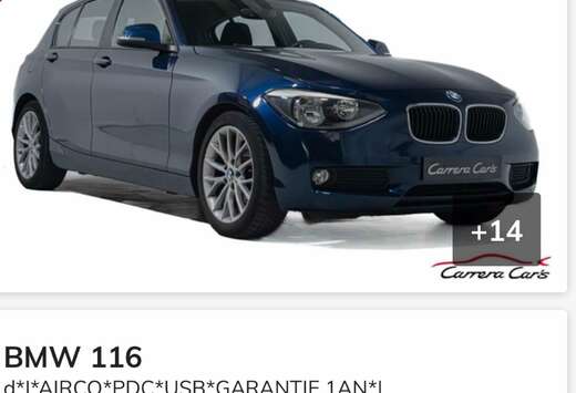 BMW 116d EfficientDynamics Edition ch Sport