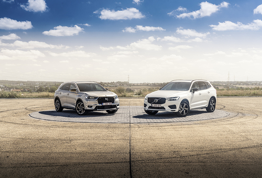 In duel: DS 7 CROSSBACK E-TENSE 4X4 vs. VOLVO XC60 T6 RECHARGE