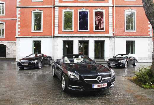 BMW 650i Cabrio, Jaguar XK Cabrio en Mercedes SL 500: Gran Turismo aperto