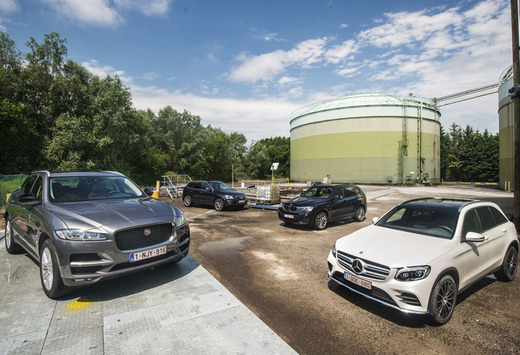 Jaguar F-Pace tegen 3 concurrenten