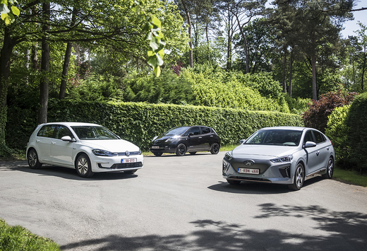 ELECTRIQUES – Hyundai Ioniq vs Nissan Leaf vs Volkswagen Golf : Pour aller loin, il n'y a pas que les kilowattheures