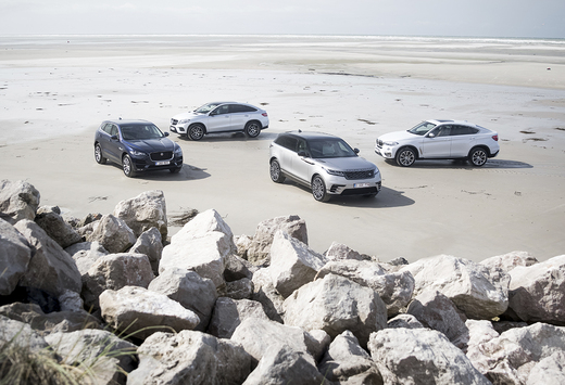 Range Rover Velar tegen 3 rivalen