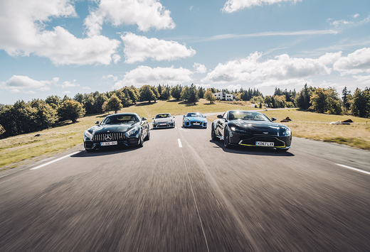 Aston Martin Vantage vs 3 sportieve GT’s