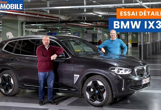 Le Moniteur Automobile teste la BMW iX3, un SUV électrique de 286 ch, doté d'une batterie de 80 kWh et d'une autonomie WLTP de 460 km. Regardez la vidéo !