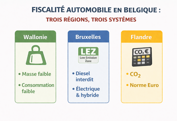 Fiscalité automobile en Belgique : un système de plus en plus régionalisé #1