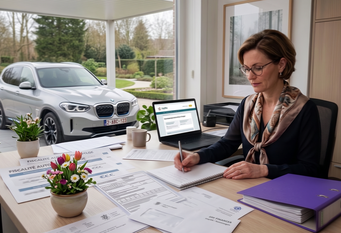 Calcul fisc automobile - Photo IA